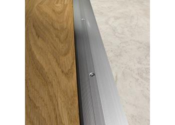 Metal Bevel Cover Strip 51x7-23 mm